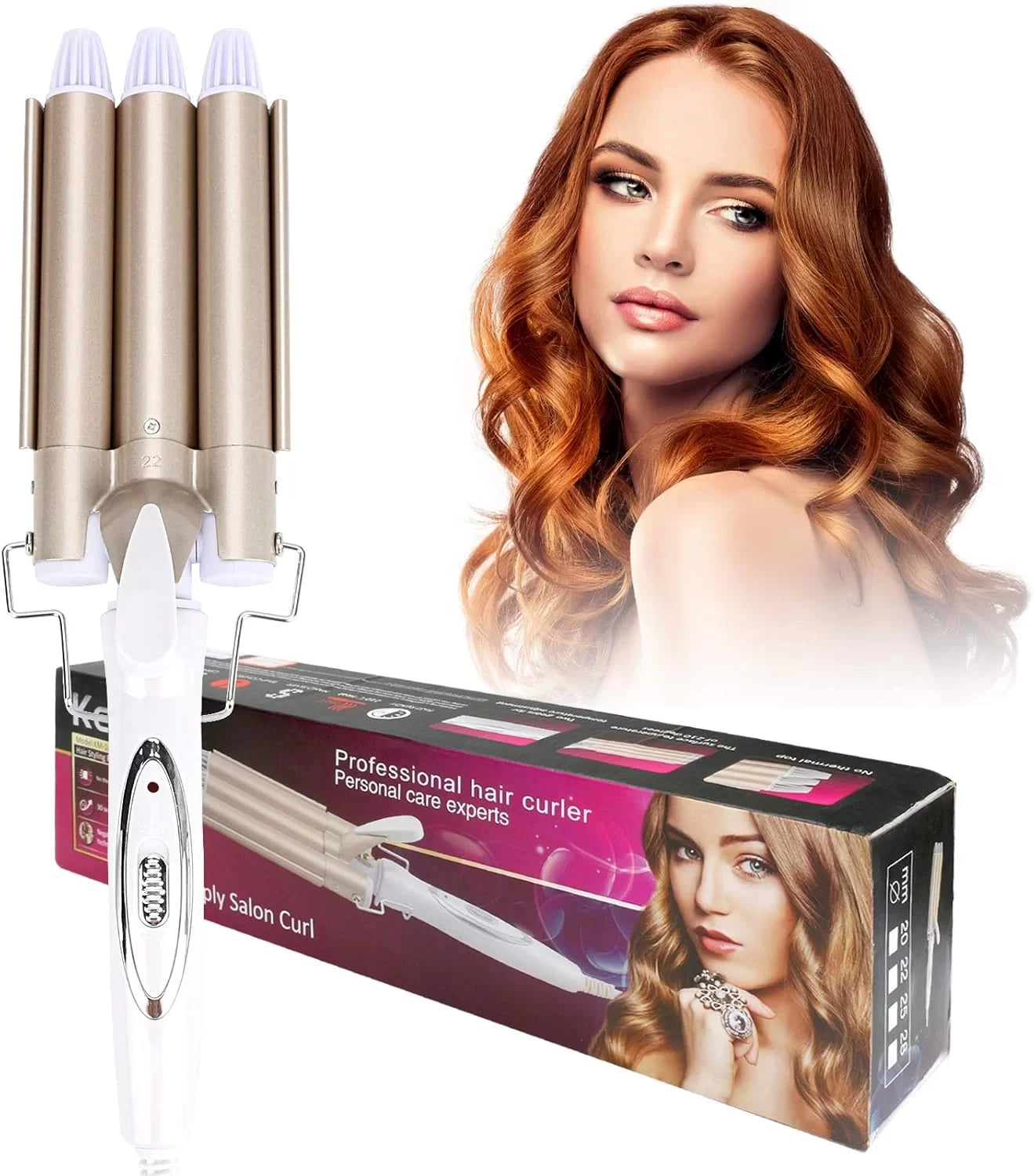 Wag Maşa Su Dalgası Maşası 28 mm Bukle (5286)