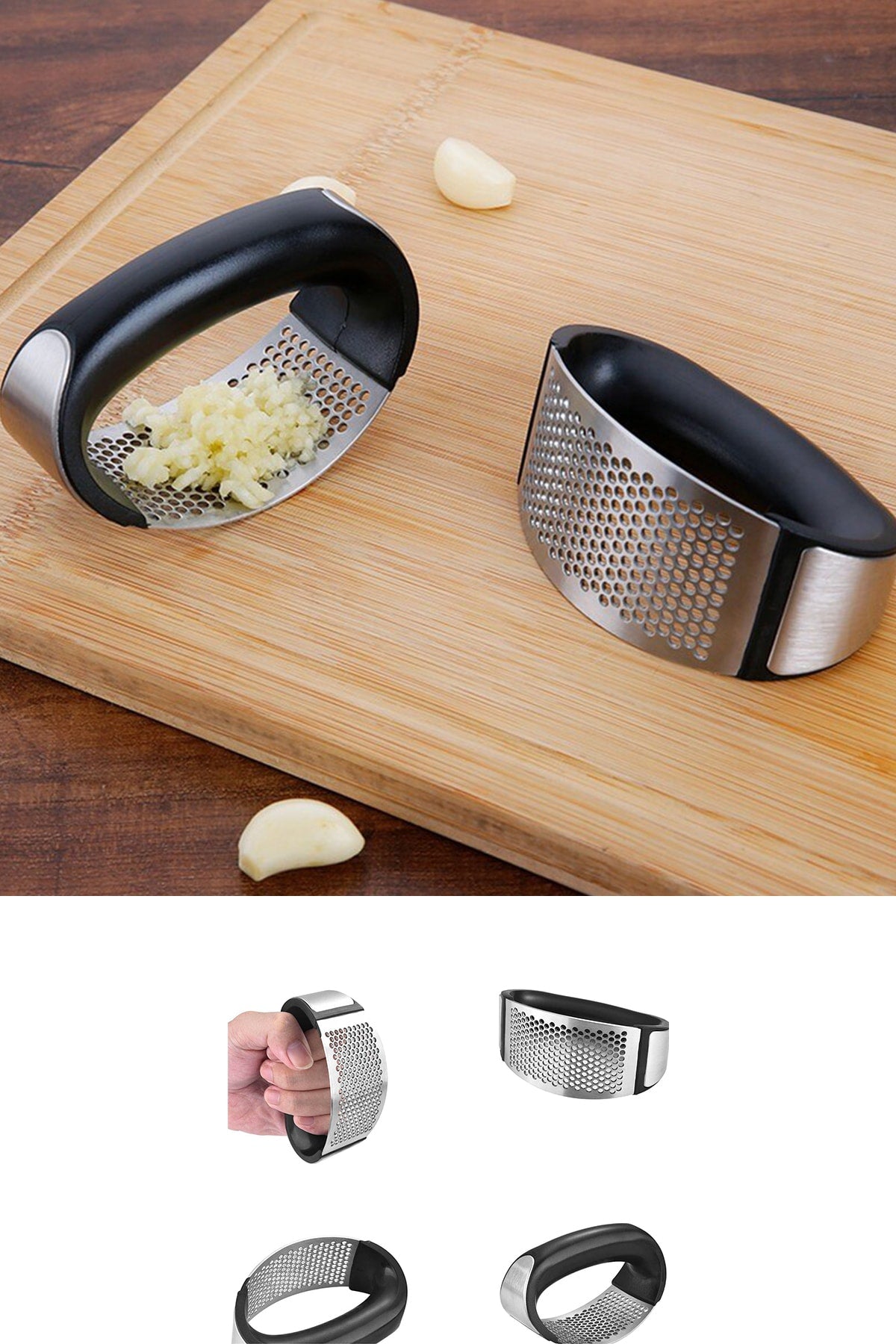 Yeni Sarımsak Ezici Paslanmaz Çelik Garlic Press (5286)