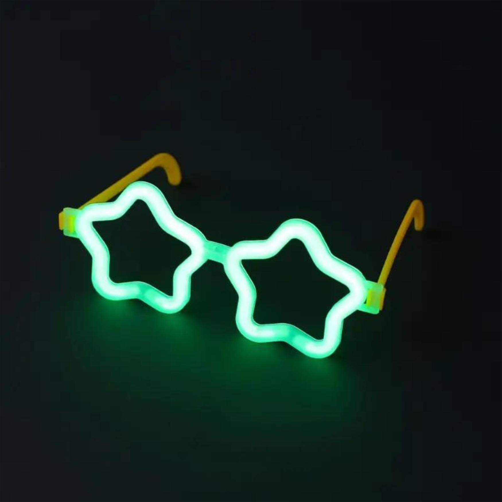 Yıldız Glow Gözlük - Yıldız Şekilli Glow Stick Gözlüğü - Glow Partisi Gözlük 12 Adet (5286)