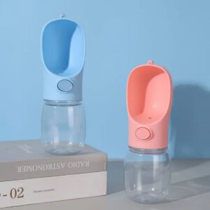 ANKAVERSE® Taşınabilir Butonlu 350 ml Evcil Hayvan Suluğu