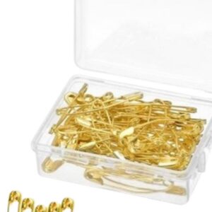 Çengelli İğne 50'li Altın Kutuda 3cm