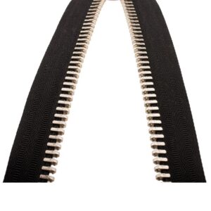 Demir Dişli Çanta Fermuarı en 3 cm Siyah