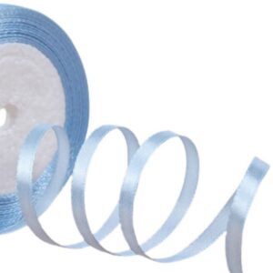 Saten Kurdele 6 mm Bebe Mavisi 70 Metre