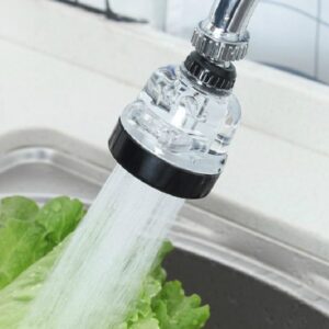 Su Tasarruflu  3 Fonksiyonlu  Oynar  Musluk Başlığı - Şeffaf (5286)