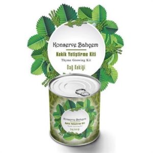 ANKAVERSE® Konserve Bahçem Evde Konservede Kekik Dağ Kekiği Yetiştirme Kiti
