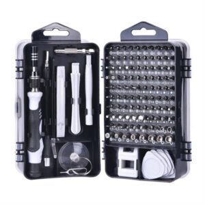 115 in 1 Hassas Tornavida Onarım Alet Manyetik Sürücü Kitli Elektronik Hassas Tornavida Seti (5286)