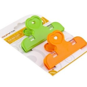 2'li Pratik Torba Paket Ve Poşet Kapatıcı Kilitli Klips Mandal (5286)