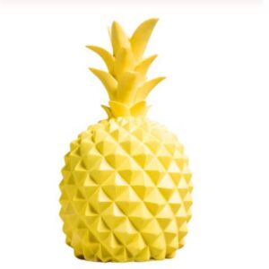 Ananas Şeklinde Desenli Büyük Boy Pilli Masa ve Gece Lambası (5286)