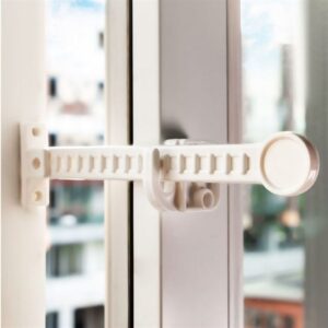 Bebek Çocuk Evcil Hayvan Güvenlik Ayarlanabilir Koruyucu Pencere Havalandırma Kilidi (5286)