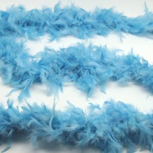 Bebek Mavisi Kabarık Tüylü Otriş Boa Dekorasyon Tüy 180 cm (5286)