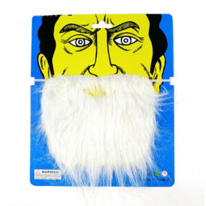 Beyaz Renk Takma Sakal Bıyık Takımı - İthal (5286)