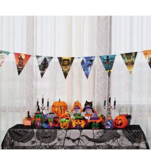 Cadılar Bayramı Halloween Flama Bayrak Banner Süs 8 li 3 Metre (5286)