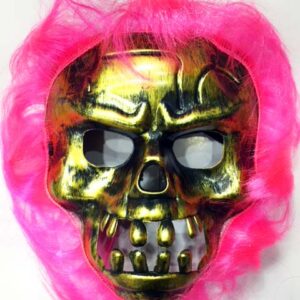 Cadılar Bayramı Pembe Saçlı Maske (5286)