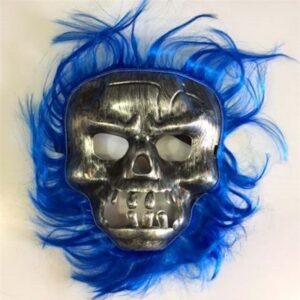 Cadılar Bayramı Lacivert Saçlı Maske (5286)