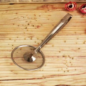 Çok Amaçlı Süzgeçli Paslanmaz Metal Haşlama Ve Kızartma Maşası (5286)