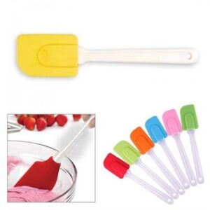 Dekoratif Renkli Silikon Spatula Pratik Sevimli Spatula Kaşık (5286)