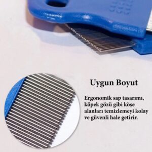 Evcil Hayvan Kedi Köpek Pire Tarağı ve Köpek Gözyaşı Lekesi Tarağı (5286)