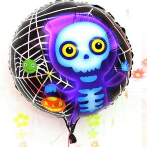 Halloween İskelet Hayalet Folyo Balon 18 inç (5286)