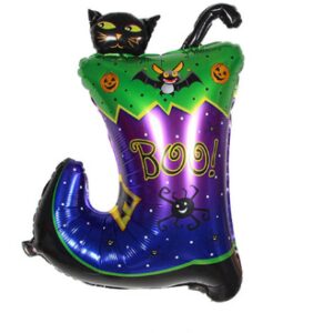 Halloween Çizmeli Kara Kedi Folyo Balon (5286)