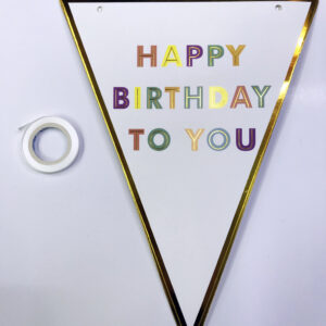 Happy Birthday To You Flama Bayrak Süs (5286)