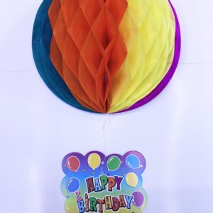 Kağıt Süs Happy Birthday Dekor 55 cm-0748 (5286)