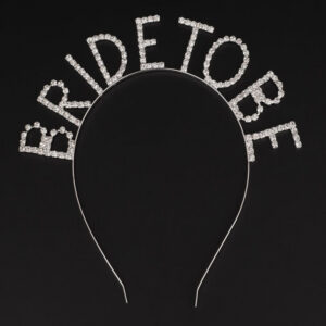 Kristal Taşlı Gümüş Renk Bride To Be Gelin Tacı (5286)