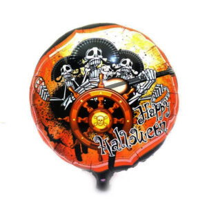 Kuru Kafalı Korsanlar Halloween Şekilli Folyo Balon 45 cm (5286)