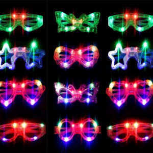 Led Işıklı Karışık 6 Model Yanar Söner Parti Gözlüğü 12 Adet (5286)