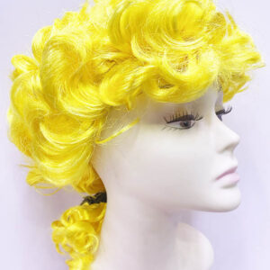 Marquis Baroque Peruk Barok Dönem Yargıç Peruğu Sarı Renk (5286)