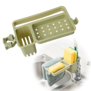 Musluğa Takılan Sünger Havlu Askılı Sabun Hazneli mutfak Banyo Lavabo Düzenleyici Organizer (5286)