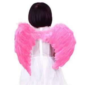 Pembe Renk Bebek Boy Küçük Melek Kanadı 40X55 cm (5286)