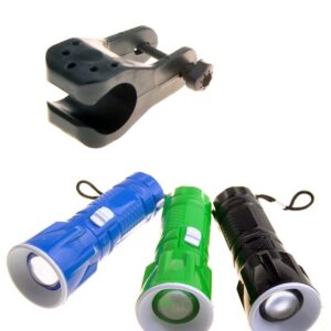 Pilli Zoomlu Ledli Bisiklet Ön Farı El Feneri Aydınlatma Lambası (5286)