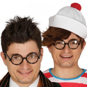 Siyah Çerçeveli Numarasız Camlı Öğrenci Şaka Gözlüğü 1 Adet (5286)