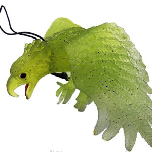 Yeşil Renk Yumuşak Plastik Şaka Kartal Yarasa Anahtarlık Şaka Malzemesi (5286)