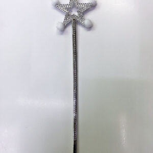 Yıldız Peri Asası Sihirli Değnek Beyaz Ponponlu (5286)