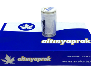 12 PARÇA  BEYAZ 100 MT DİKİŞ İPLİK (5286)