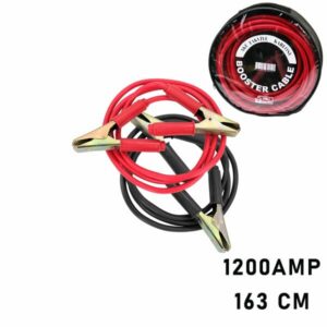 1200 AMPER AKÜ TAKVİYE KABLOSU 1.63MT - PENCERELİ BEZ ÇANTALI (5286)