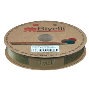 Biye Simli Katlı Ta 2 cm 25 Metre %50 Simli % 50 Polyester