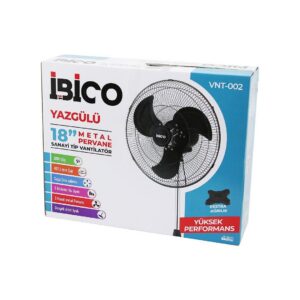 18 İNÇ 45.7CM SANAYİ TİPİ AYAKLI VANTİLATÖR 3 KADEME HIZ - 3 METAL KANAT 80W 140CM YÜKSEKLİK VNT-002 (5286)