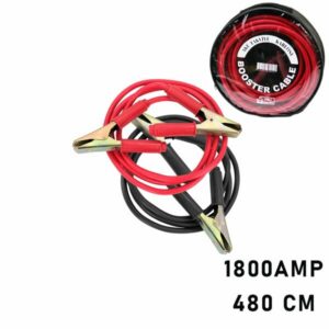 1800 AMPER TIR İÇİN AKÜ TAKVİYE KABLOSU 4.8MT - PENCERELİ BEZ ÇANTALI  (5286)