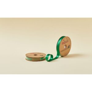 Biye Saten Katlı 093 Koyu Yeşil 2 cm 25 Metre %100 Polyester