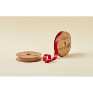 Biye Saten Katlı 092 Koyu Kırmızı 2 cm 25 Metre %100 Polyester