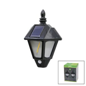 2 PCS  SOLAR - GÜNEŞ ENERJİLİ DUVAR LAMBASI COB LED SENSÖRLÜ= 3 MOD FONKSİYON BAHÇE-BALKON-SOKAK PT-2981 (5286)