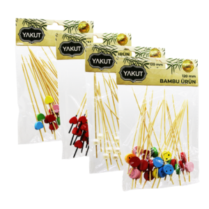 20 PARÇA BAMBU KOKTEYL KÜRDAN 120MM (5286)