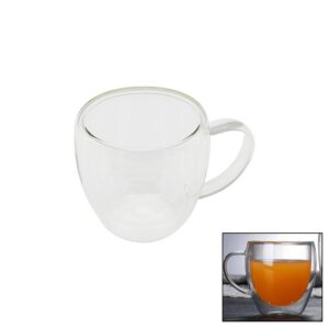 250ML - DAR ÇİFT CİDARLI - SADE TERMİSİL - ISIYA DAYANIKLI CAM BARDAK (5286)