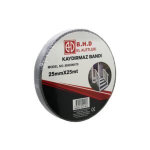 25MM X 25MT KAYDIRMAZ SİYAH BANT (5286)