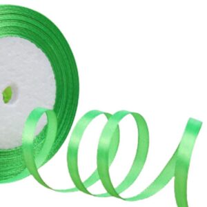 Saten Kurdele 6 mm Fıstık Yeşili 70 Metre