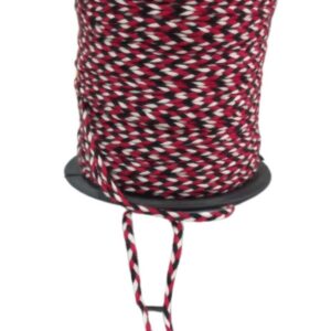 Bileklik ipi, Hediye Paketleme ipi, Şans, Bereket, Aşk, Şifa, Güç 10 mm Pamuk 10 metre Kırmızı