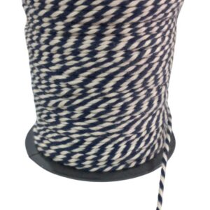 Bileklik ipi, Hediye Paketleme ipi, Şans, Bereket, Aşk, Şifa, Güç 5 mm Pamuk 5 metre Lacivert