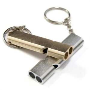 ANKAVERSE® SOS Acil İmdat Düdüğü Alüminyum Islık Anahtarlık Kamp Yürüyüş Aksesuar Araçları